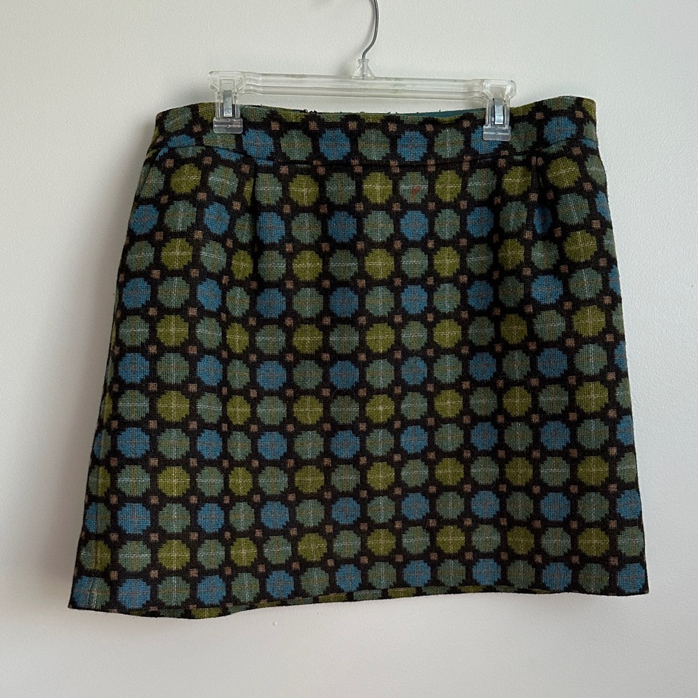 Boden Multicolor Geometric Mini Skirt - Picture 2 of 8
